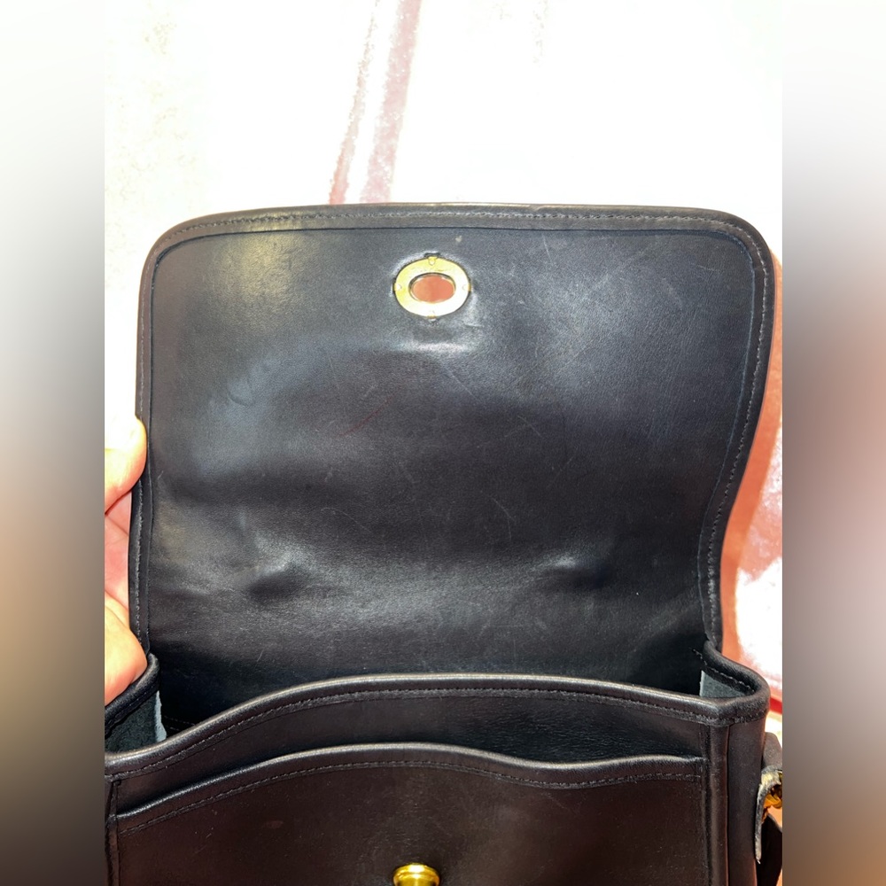 Vintage 1980’s coach court bag. Made in USA. Navy blue. - Picture 9 of 17